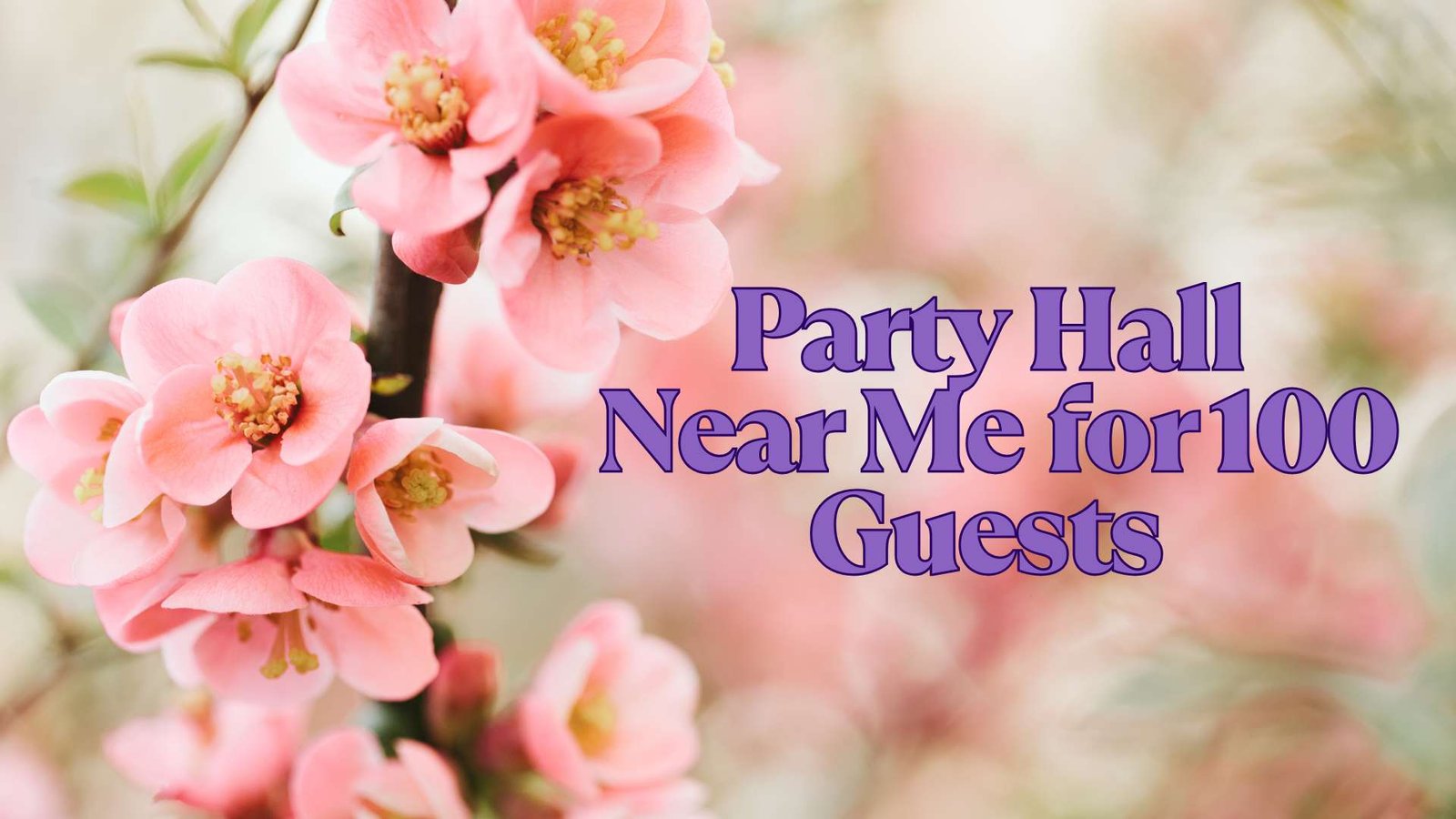 Party Hall for 100 Guests