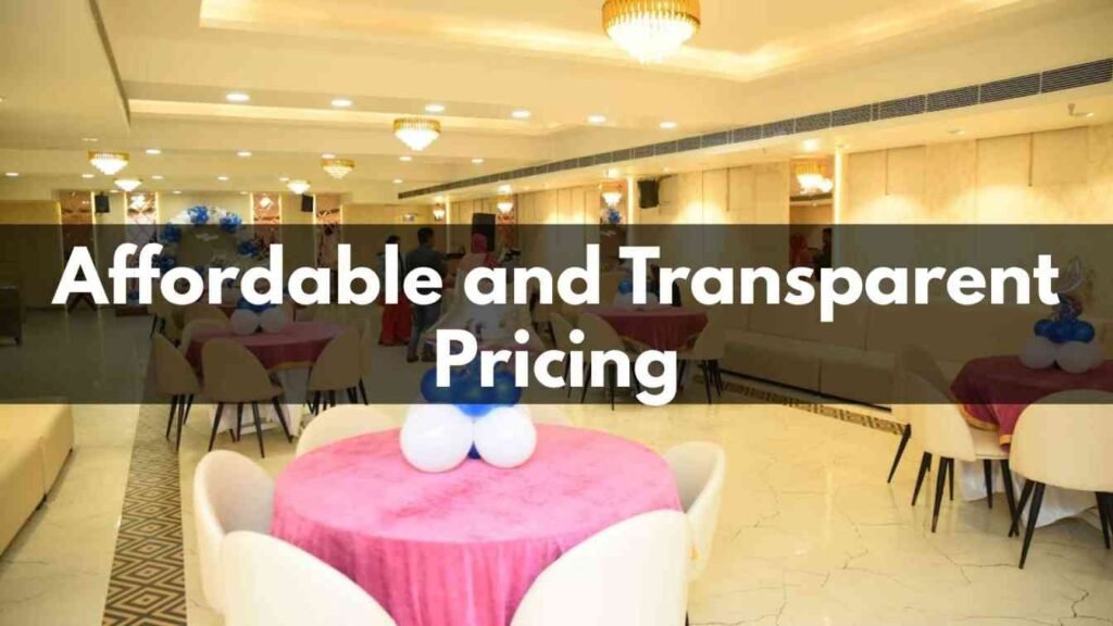 Affordable and Transparent Pricing